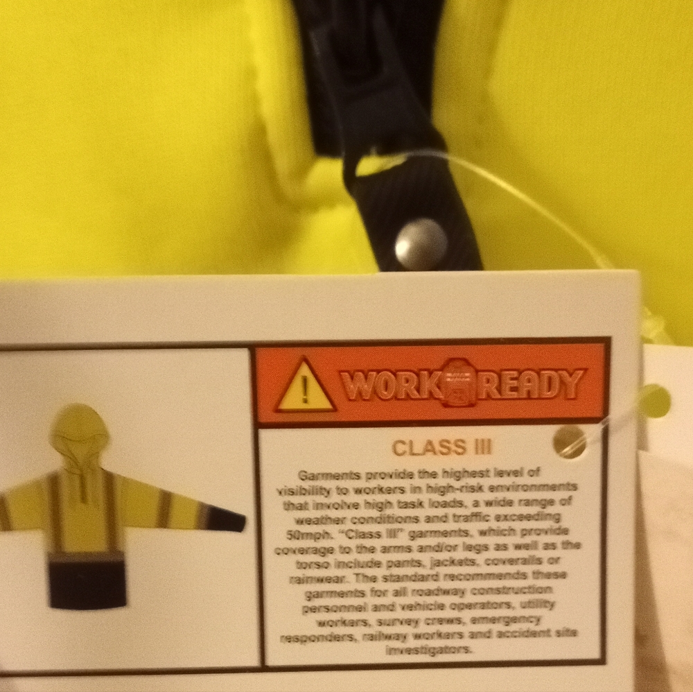 Unavailable Vis Hoodie Class III 2X Blocks 98%UV PPE Safety Reflective Sweater - Picture 5 of 7